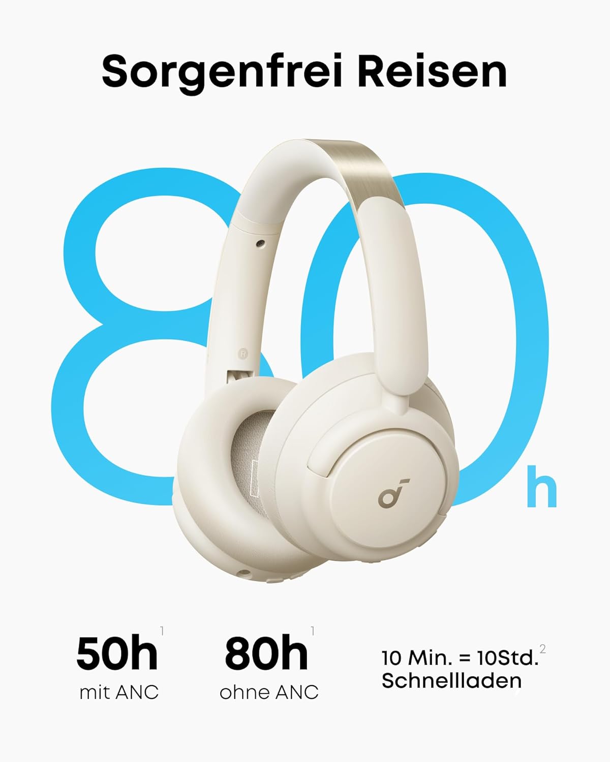 Thumbnail 3 de soundcore Life Q30 Over‑Ear Kopfhörer, ANC, 40 Std. Spielzeit