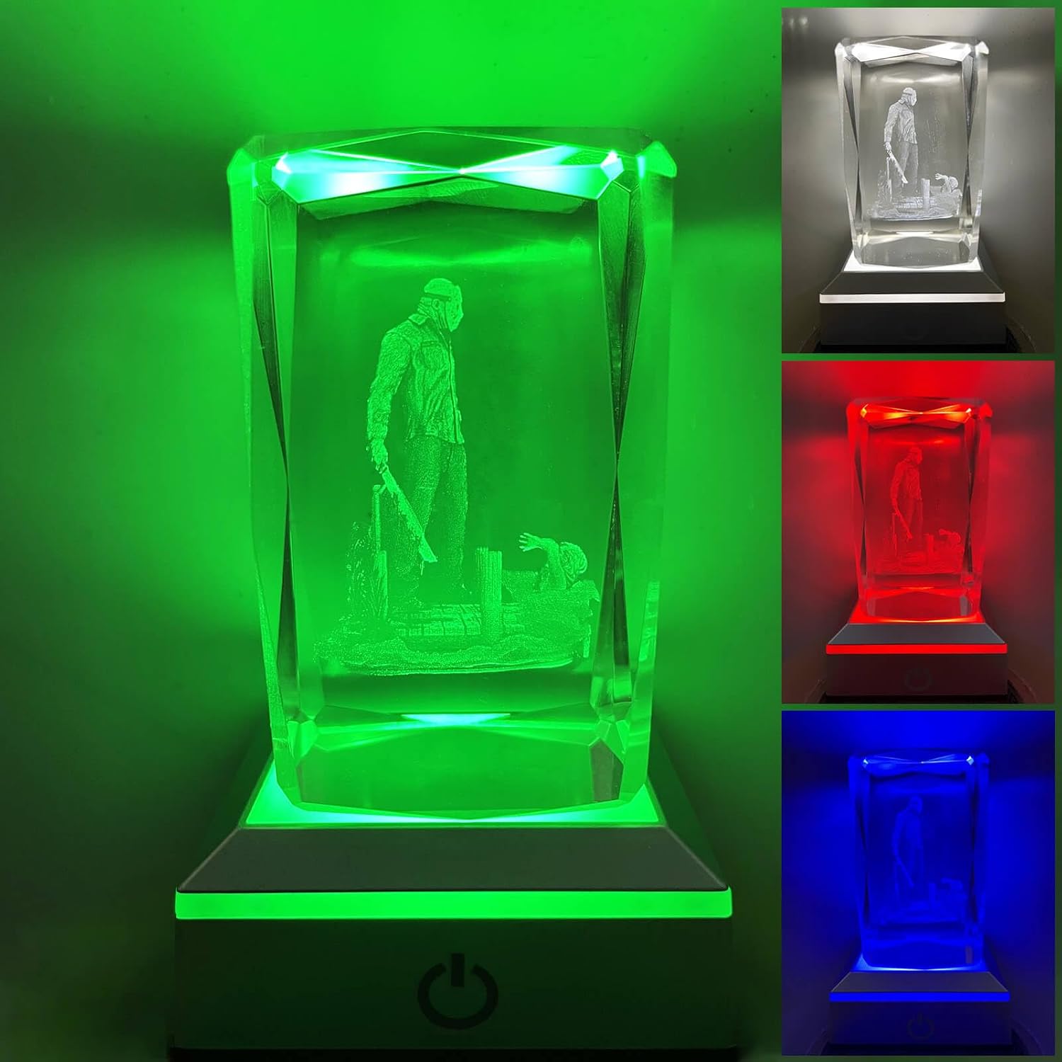 Detalle de 3D Crystal Horror Lamp LED Night Light