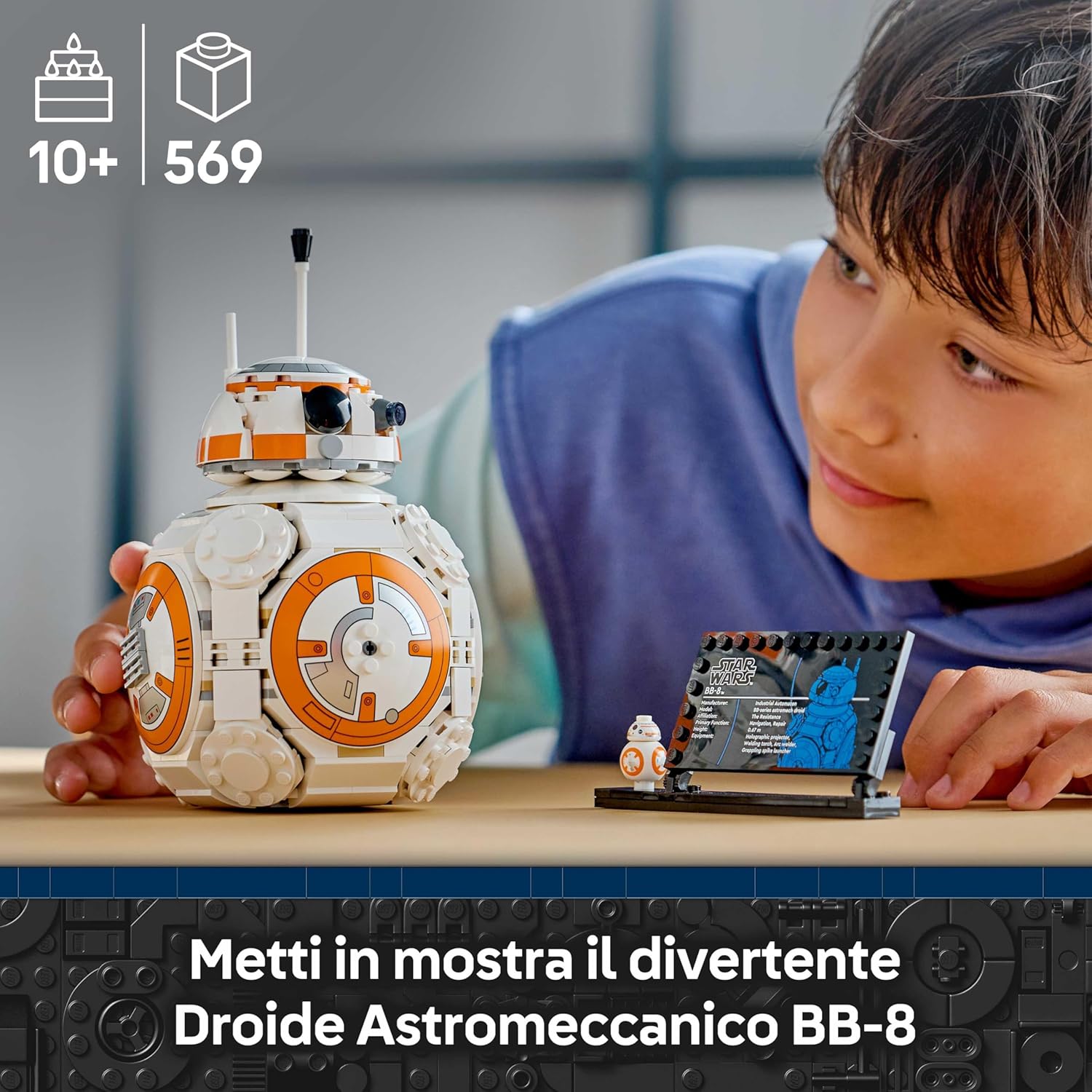 Thumbnail 1 de LEGO Star Wars 75452 BB-8 Droide Astromeccanico – Kit di Modellismo da Collezione
