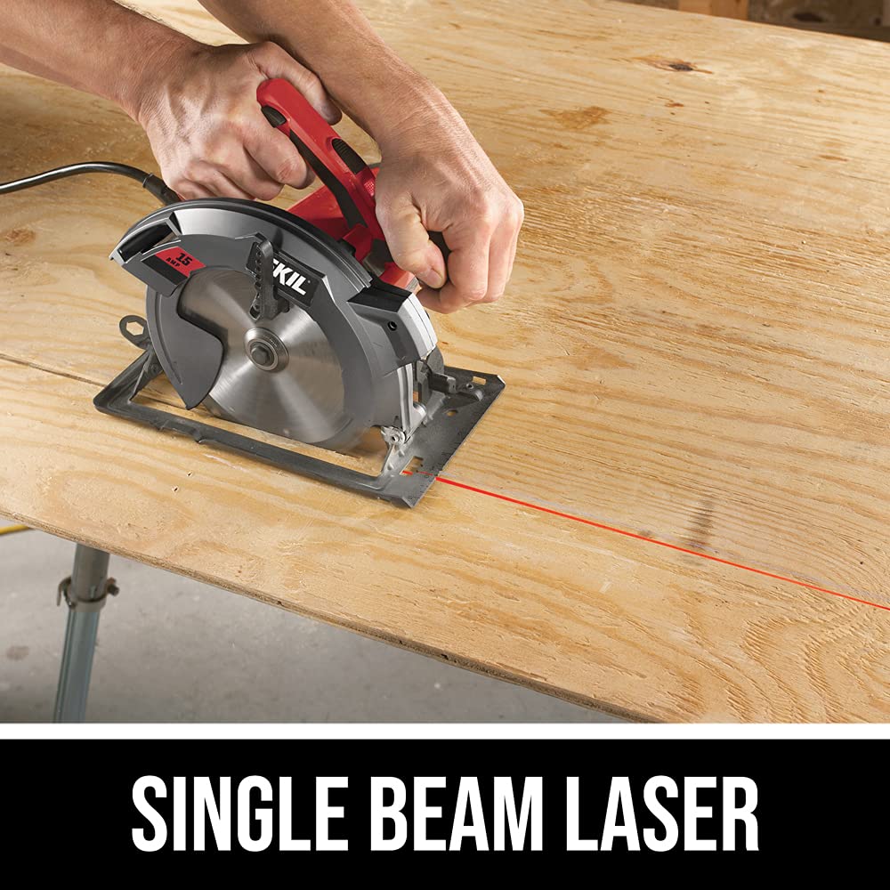 Detalle de SKIL 5280-01 15-Amp 7-1/4-Inch Circular Saw with Laser Guide
