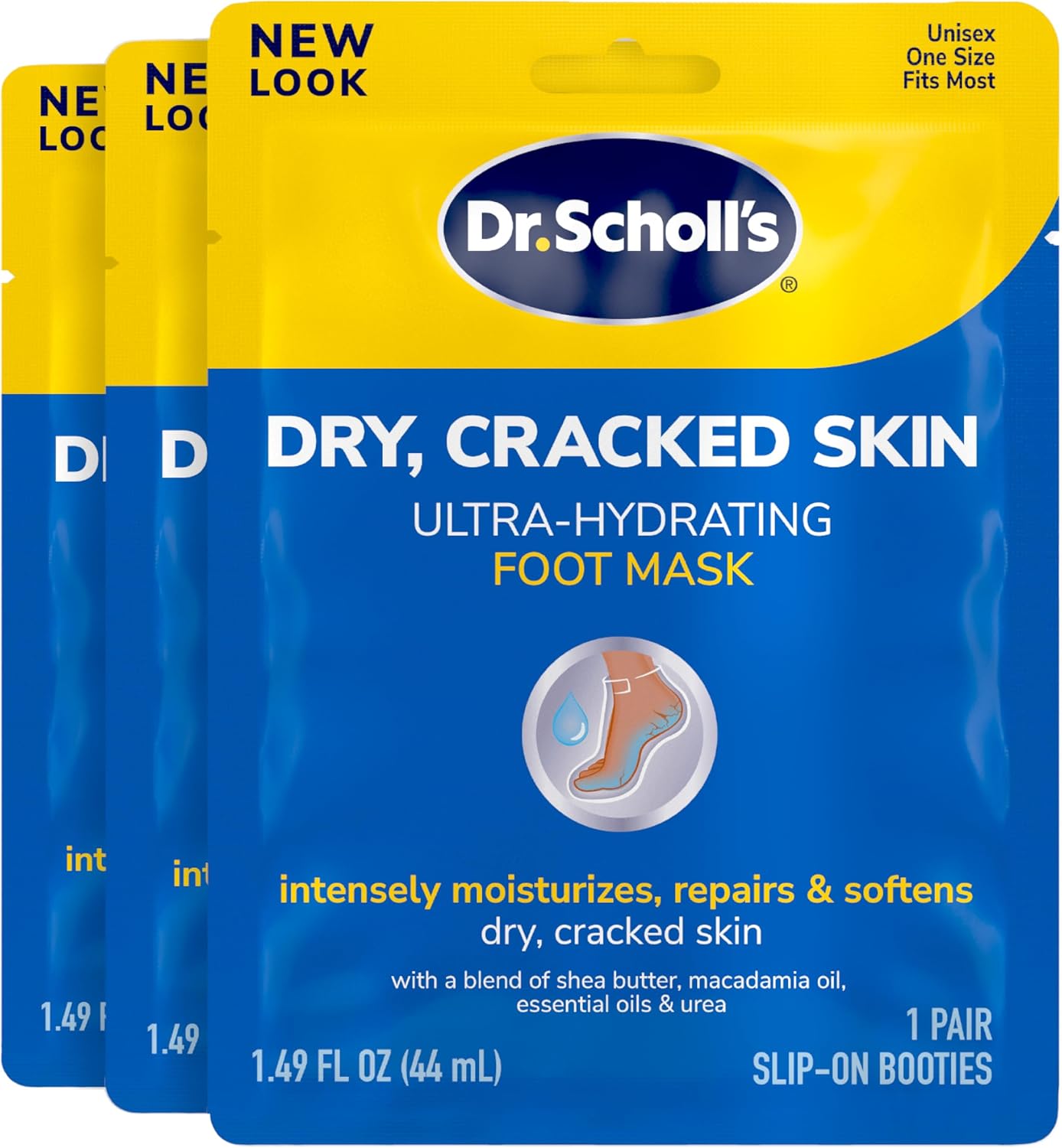 Detalle de Dr. Scholl's Ultra Hydrating Foot Mask 3 Pairs
