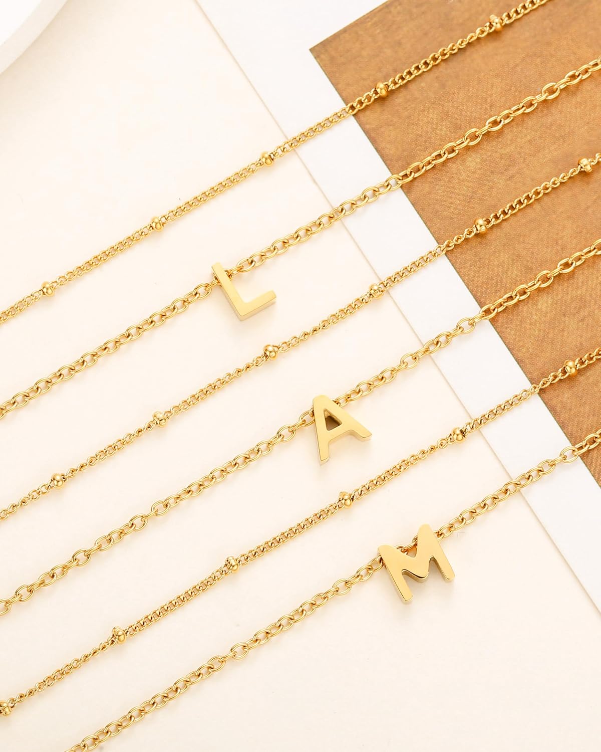 Thumbnail 5 de J.Fée Bracciale con Iniziali per Donna in Argento 925 e Oro 14K placcato