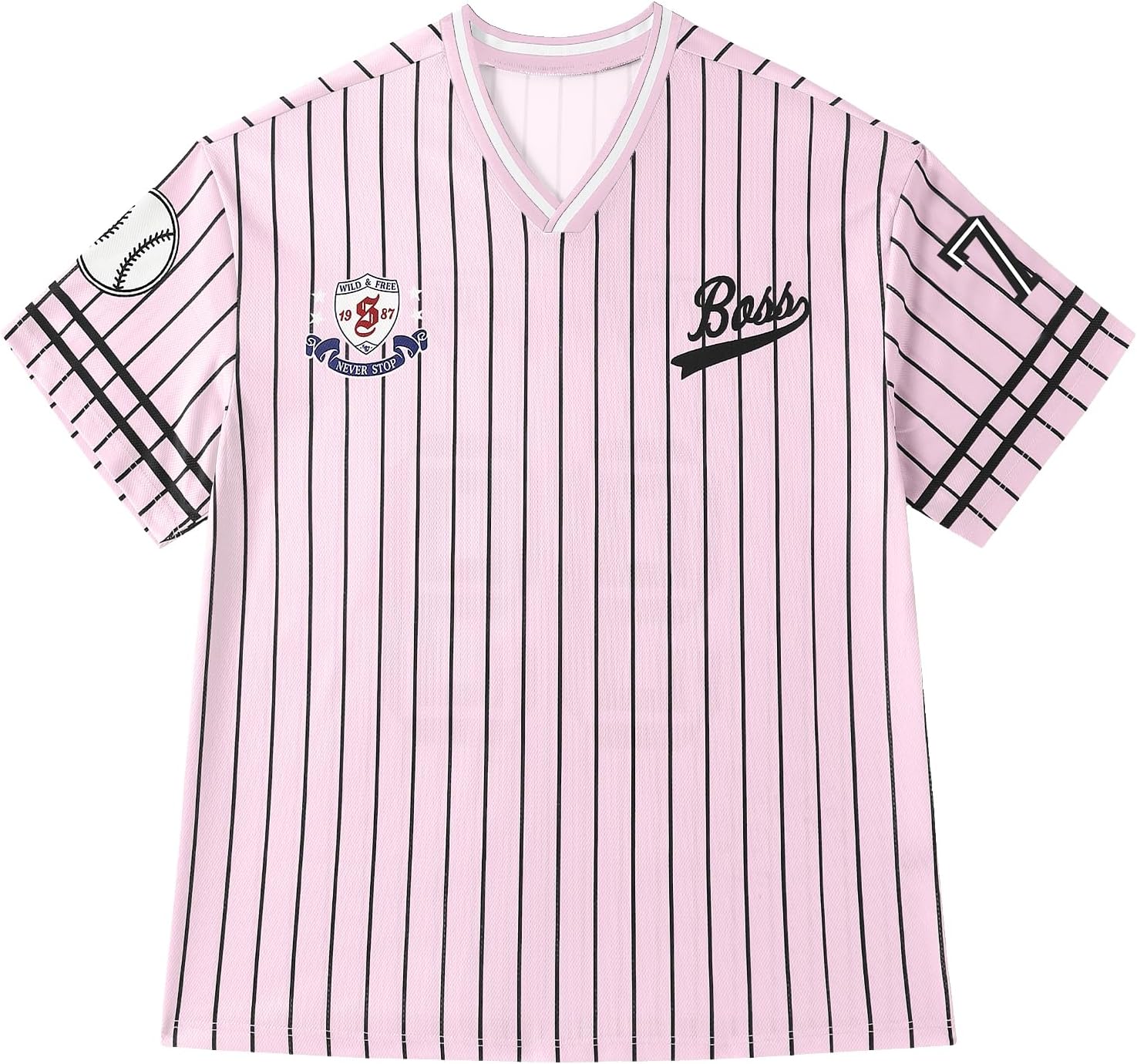 Detalle de iWoo Jersey Shirt, V-Neck