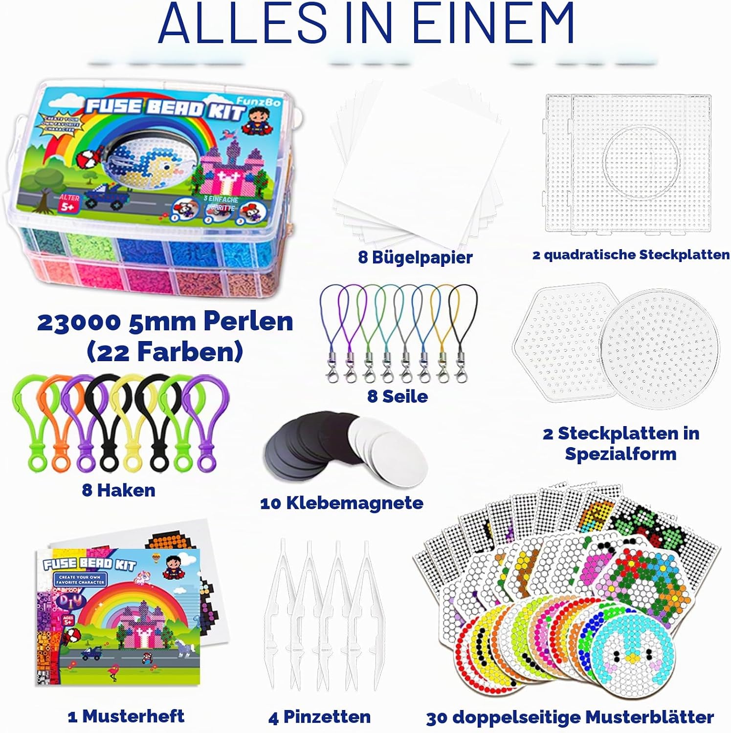 Thumbnail 1 de Bügelperlen Set 23.000 Stück 🎨