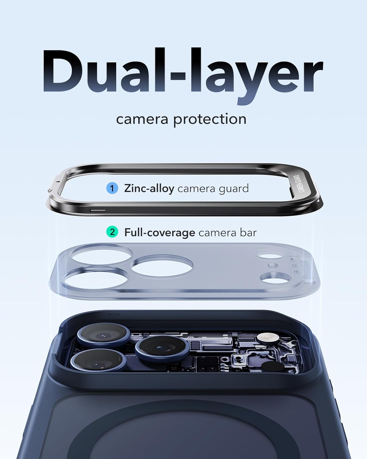 Thumbnail 3 de ESR iPhone 17 Pro Max Case with Stash Stand and MagSafe Compatibility