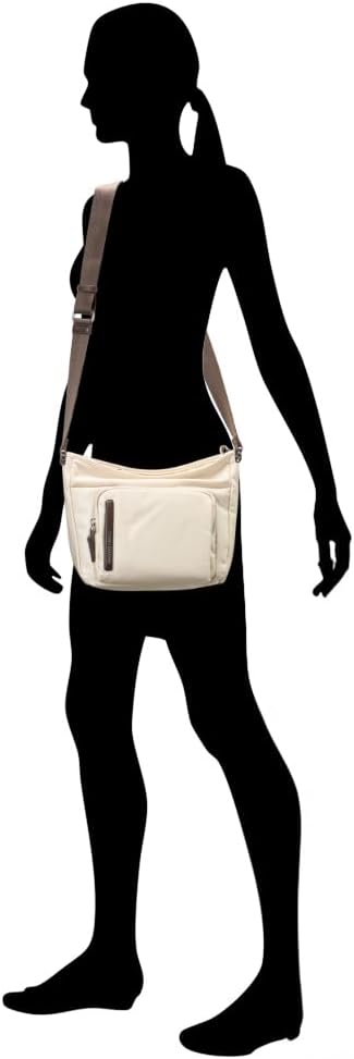 Thumbnail 3 de Mandarina Duck Hunter Crossover, Femme — sac crossover en nylon brillant avec détails cuir synthétique