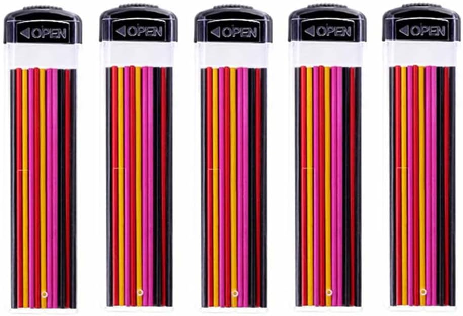 Thumbnail 5 de MROOFUL 1.3mm 色シャープペンシル芯 6色セット、150本入り・収納チューブ5本（ブルー）