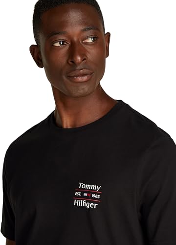 Thumbnail 4 de Tommy Hilfiger Stack tee S camiseta negra