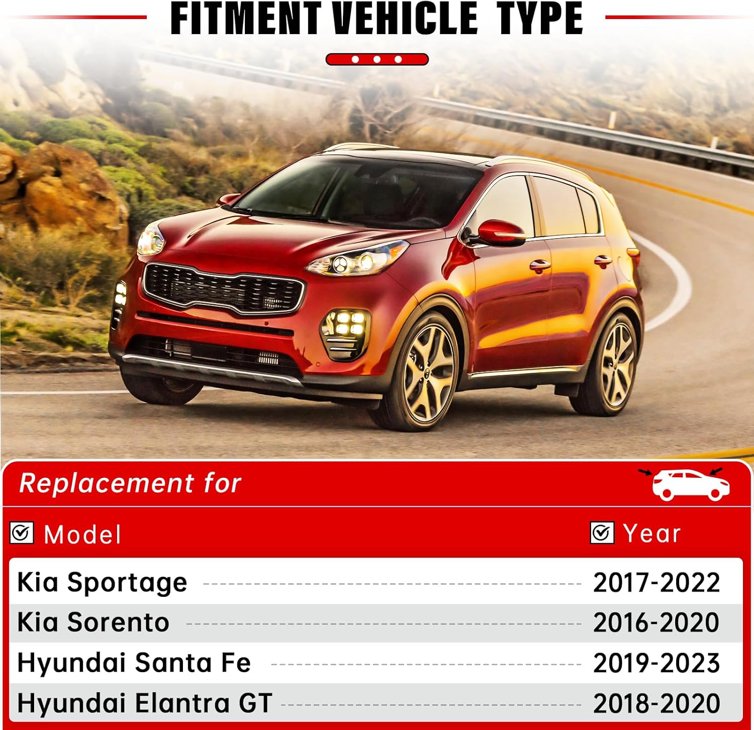 Thumbnail 1 de RAINTOK Windshield Wiper Blades Set 26/16/11