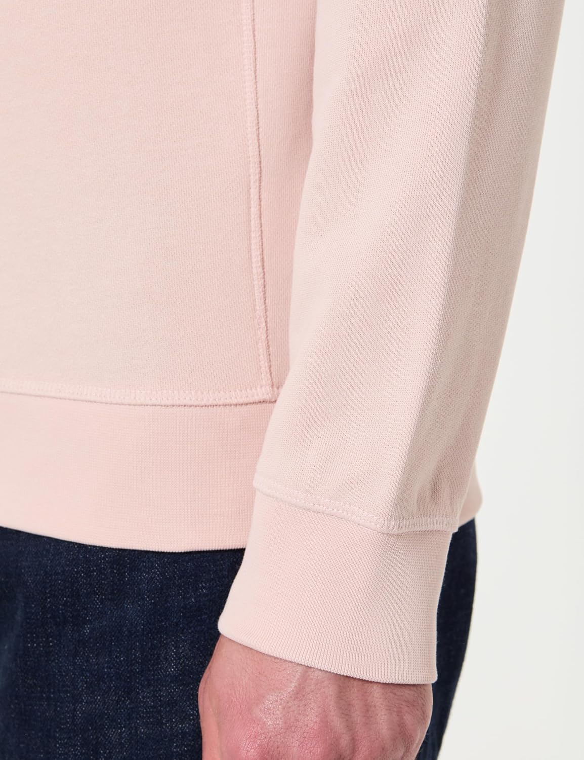 Detalle de BOSS Hommes Westart Sweat Relaxed Fit en Coton avec Patch Logo