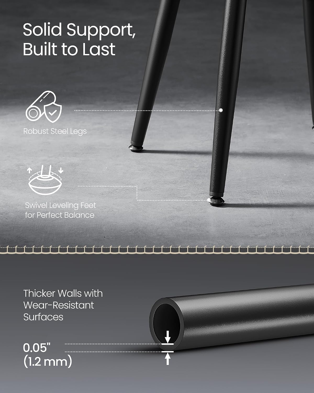 Detalle de VASAGLE Bar Stools 30-Inch