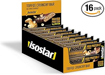 Isostar Barrita High Protein Toffee 30 – 16 unidades