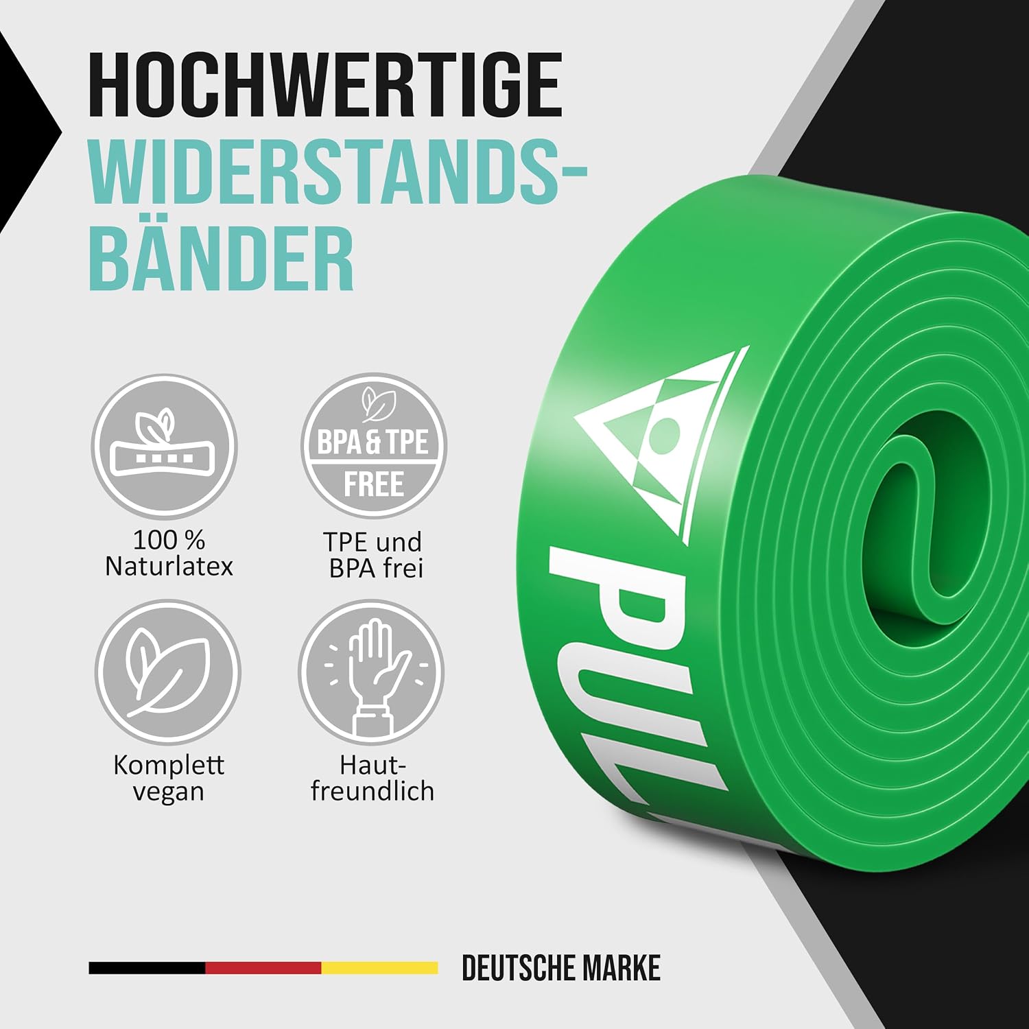 Detalle 2 de Pullup & Dip Fitnessbänder 4 Widerstände
