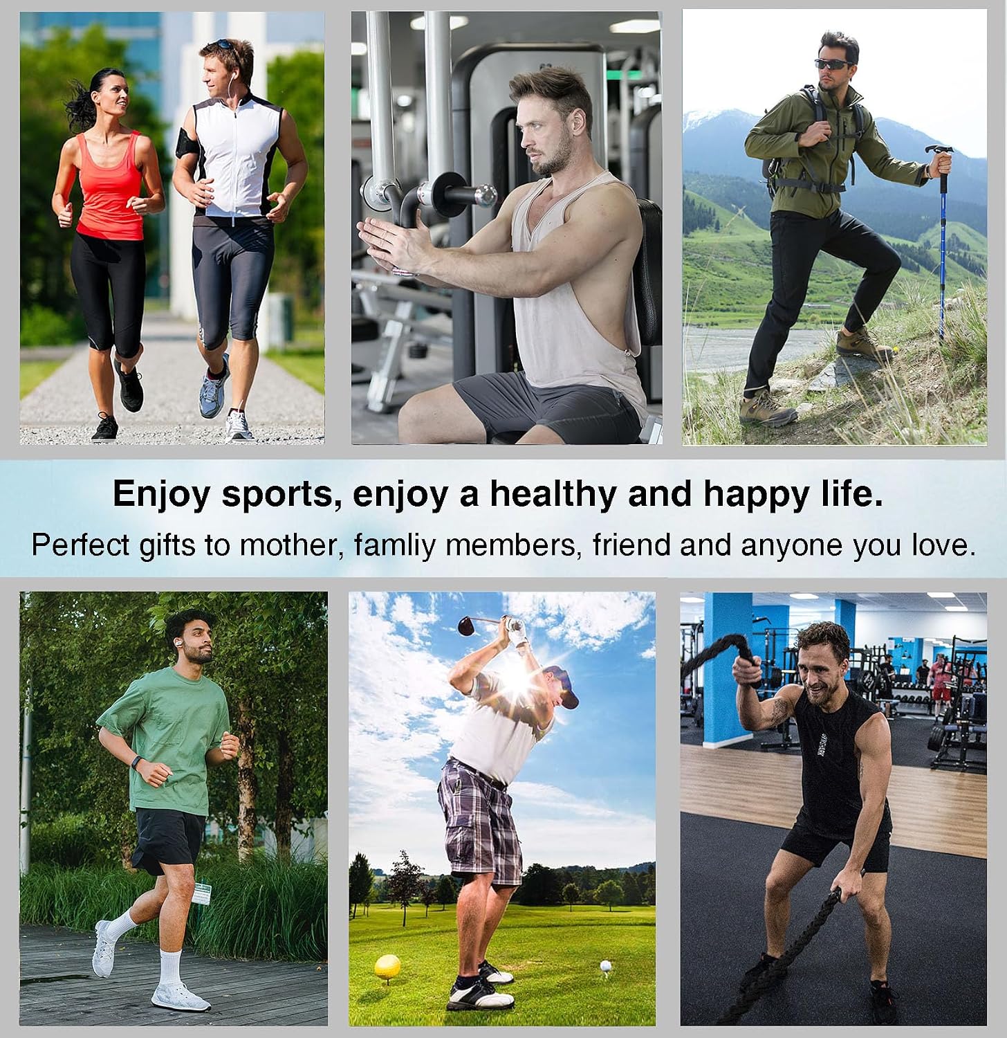 Thumbnail 6 de suaskk Men’s Athletic Cushioned Ankle Socks (5 Pairs) for Anti-Blister, Wicking Comfort