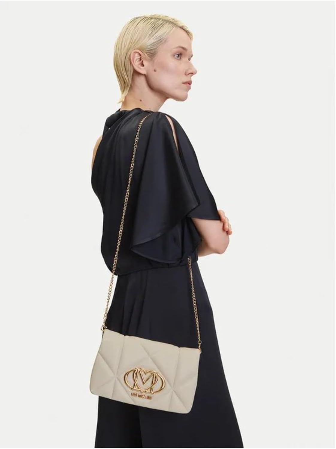 Thumbnail 1 de Love Moschino JC4043PP1MLC0110: Sac à bandoulière Femme en cuir ivoire, taille unique