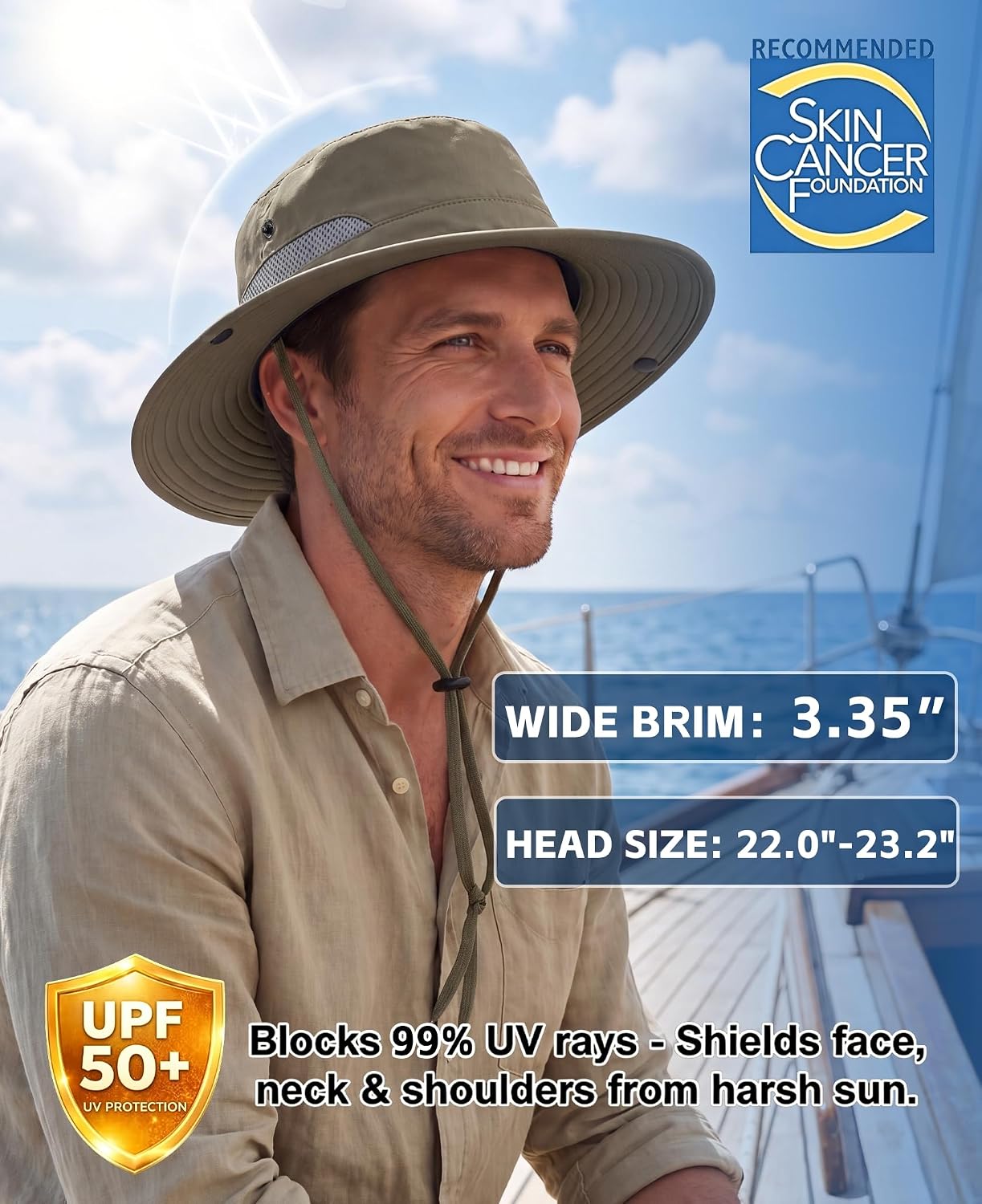 Detalle 2 de Connectyle Wide-Brim Sun Hat Polyester