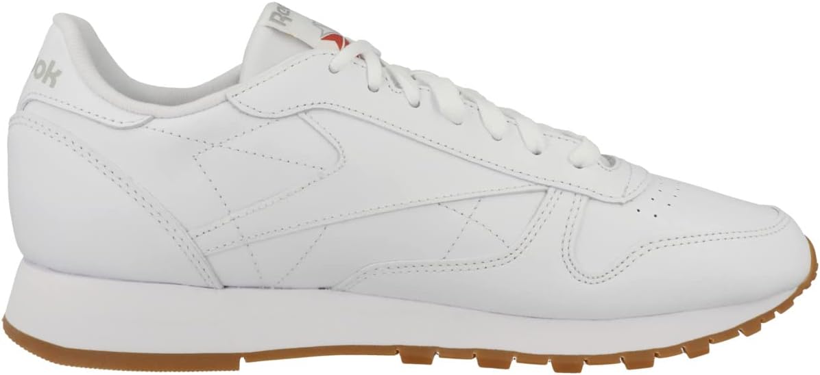 Detalle de Reebok Classic Leather Unisex Sneakers with Supple Leather Upper