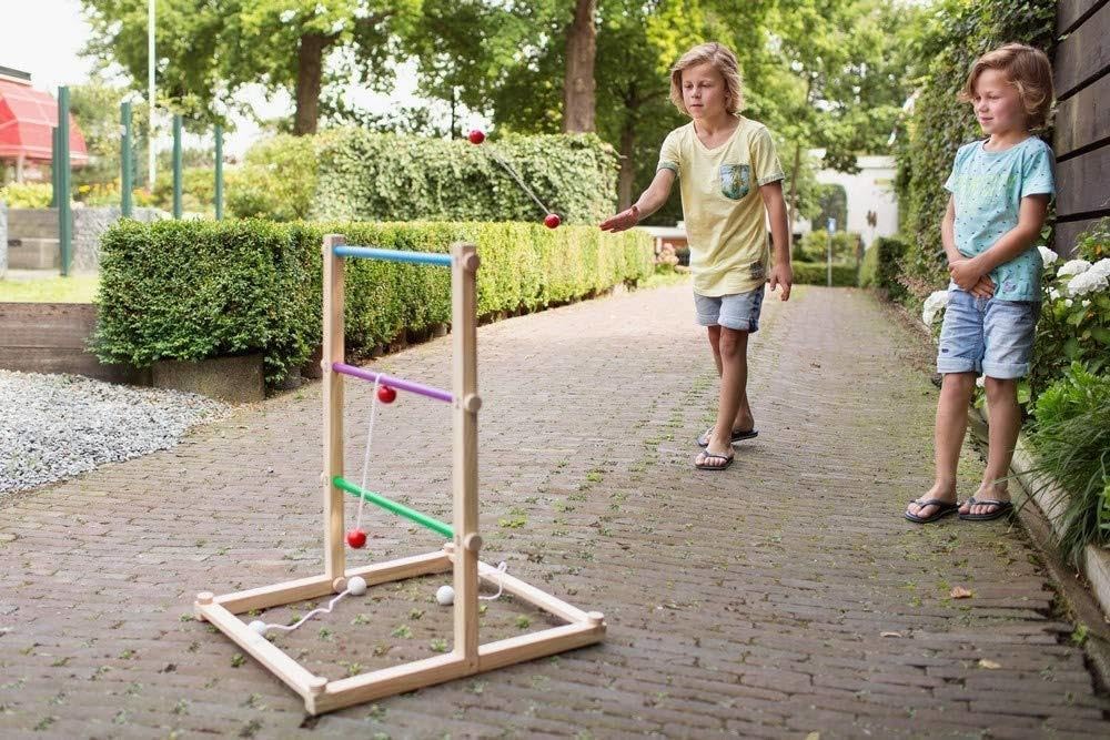 Detalle de Buitenspeel Throwing Game multicolore : jeu de lancer sur échelons pour enfants à partir de 6 ans