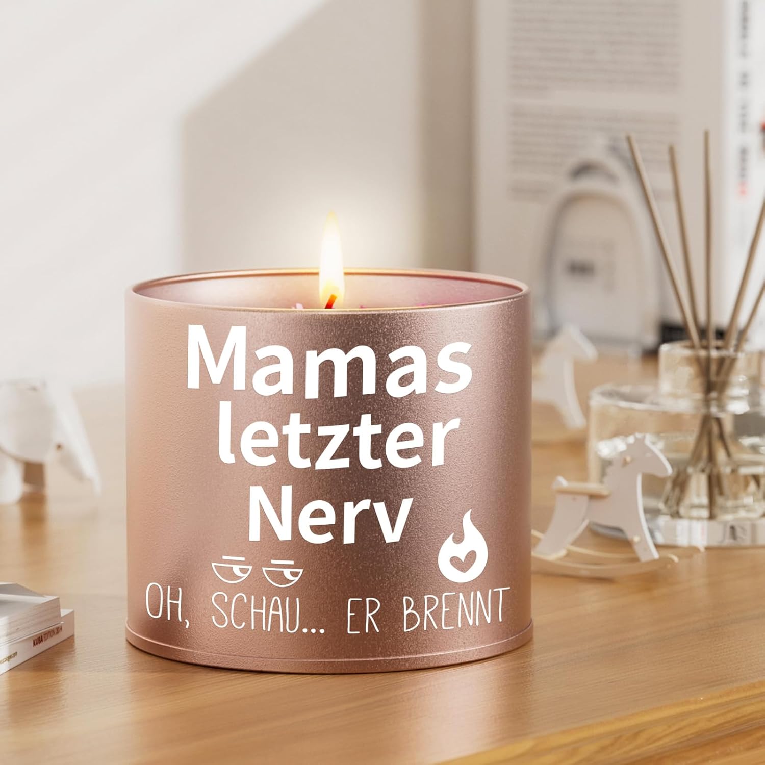 Thumbnail 5 de PRSTENLY Muttertagsgeschenk: 9OZ Kerze mit englischem Text für Mama (ca. 50 Stunden Brenndauer)