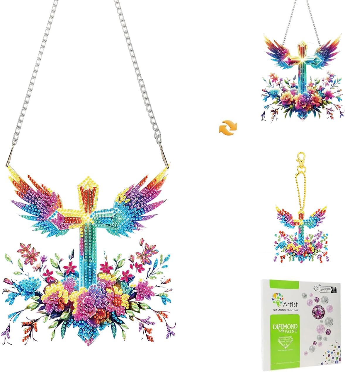 Detalle de Masendp Diamond Painting Hanging Decor Kit in PET