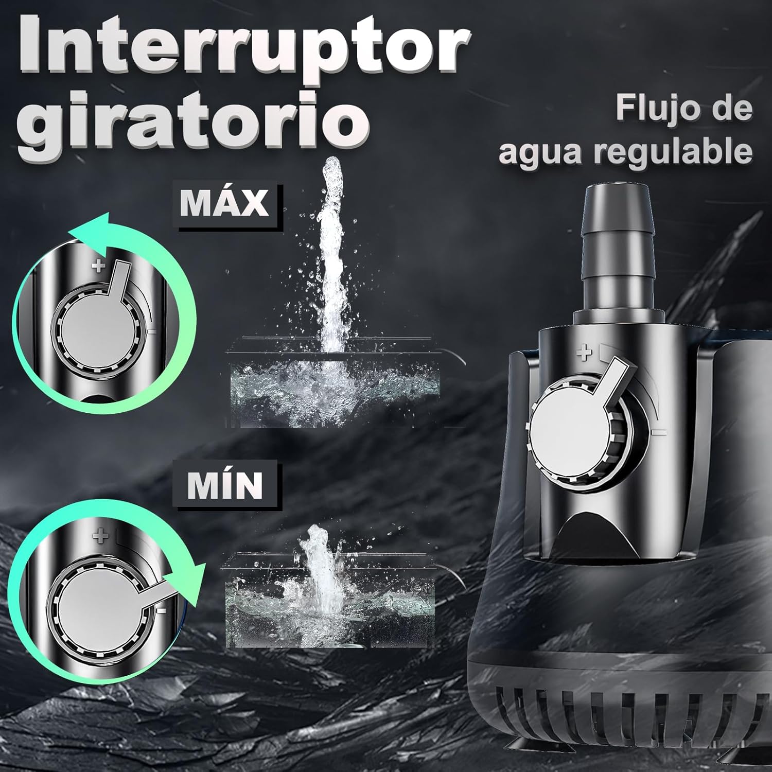 Thumbnail 1 de Bomba de Agua Sumergible 60W 3500L/H