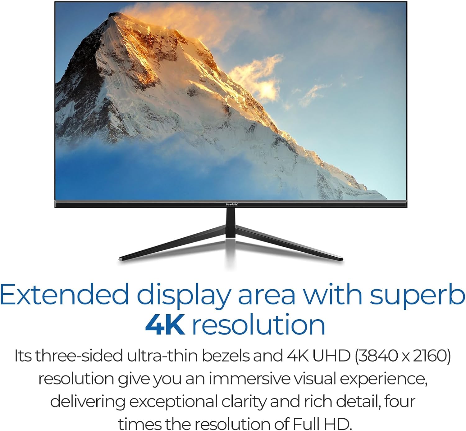 Detalle 2 de Gawfolk 32 inch 4K PC Monitor