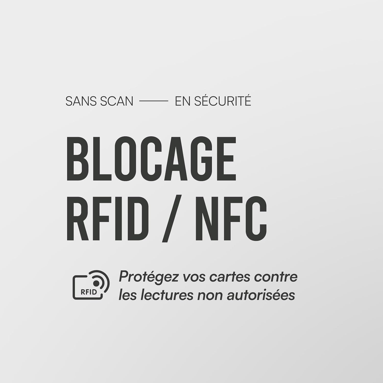 Detalle 2 de YESIIW Portefeuille Homme en Aluminium — Pop Up pour 6 Cartes, RFID et Fenêtre ID, design Bauhaus, Nero