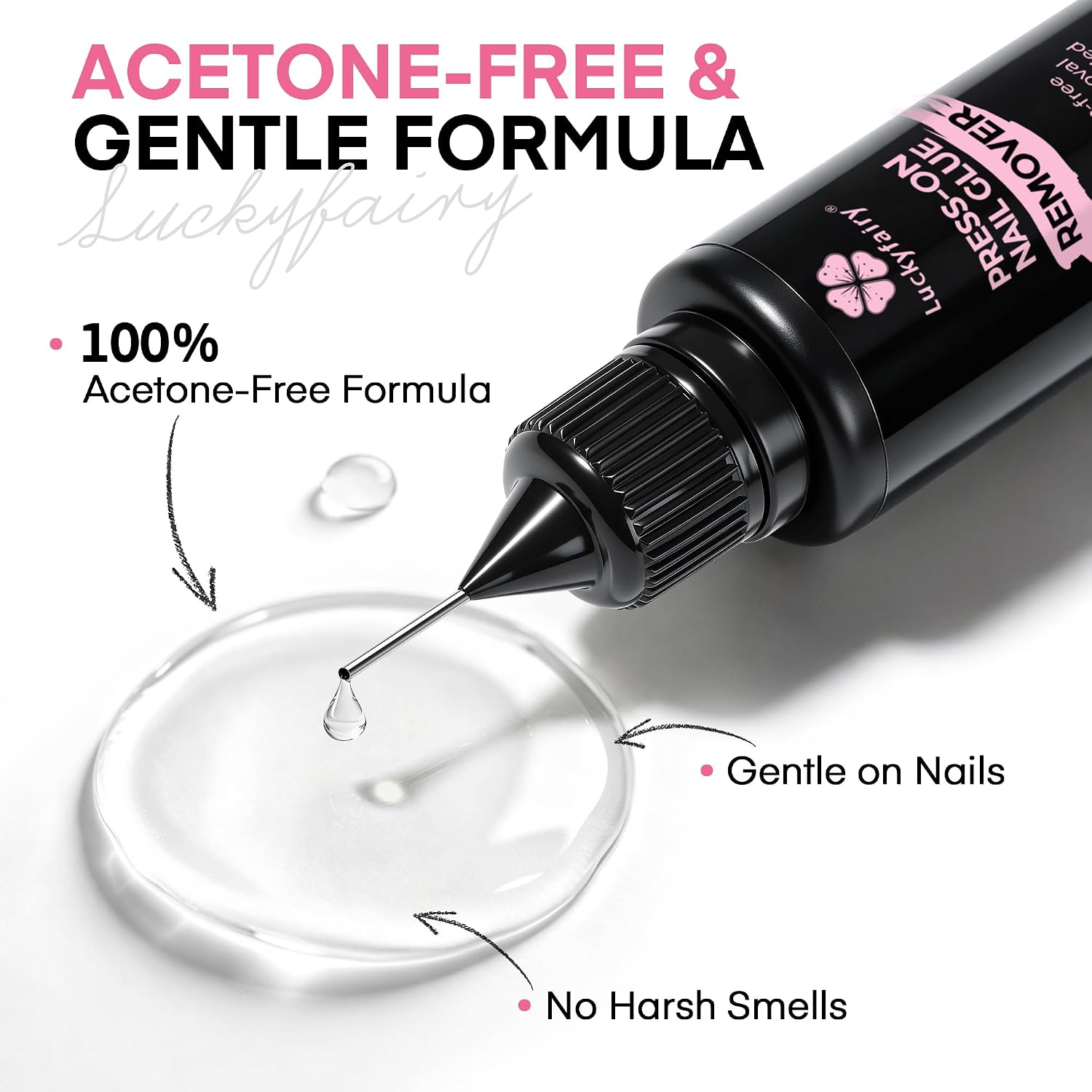 Detalle 2 de Luckyfairy Press-On Nail Glue Remover 20ml