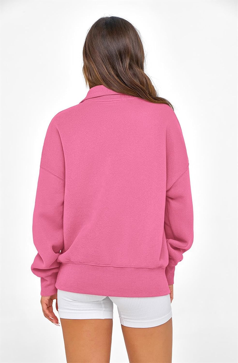 Thumbnail 5 de PRETTYGARDEN Half Zip Oversized Sweatshirt