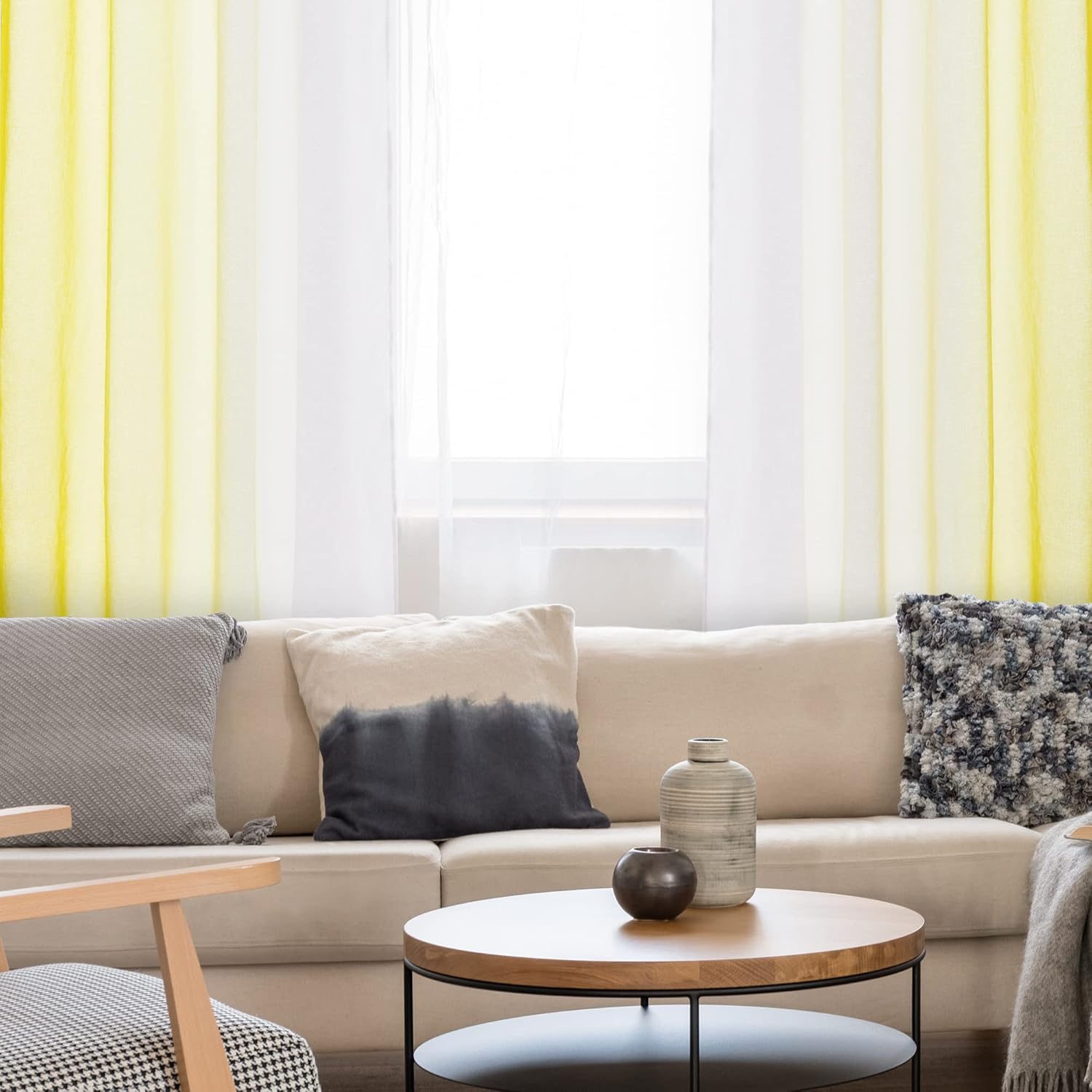 Thumbnail 2 de Deconovo Cortinas Infantiles Blancas con Motivos ✨ 140x245cm