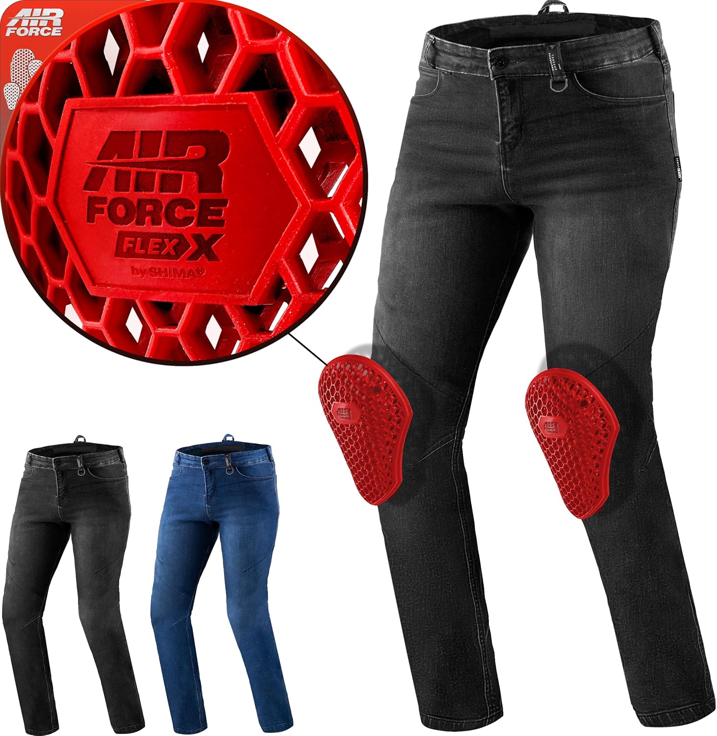 Thumbnail 6 de Shima Rider Motorrad Jeans Herren