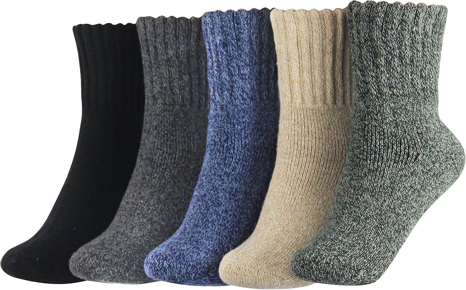 Detalle de BenSorts Women's Winter Crew Socks, Size 5–11