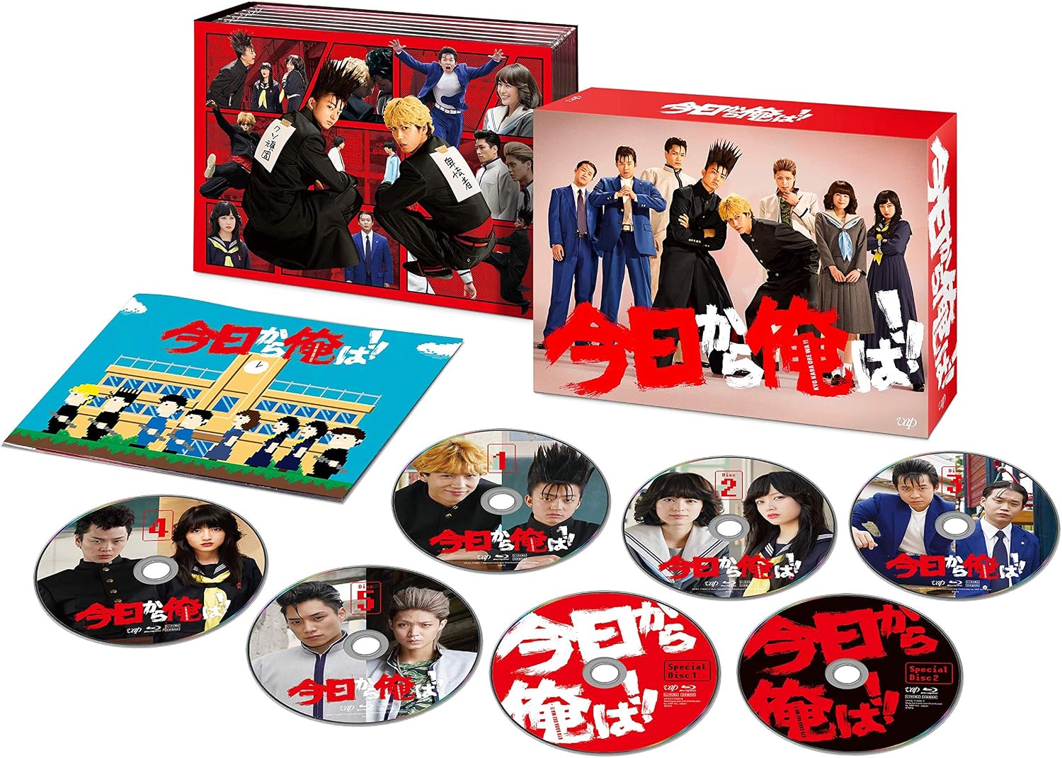 Detalle 2 de 今日から俺は!! VPBX-14808 DVD-BOX|全10話・7枚組・特典映像収録