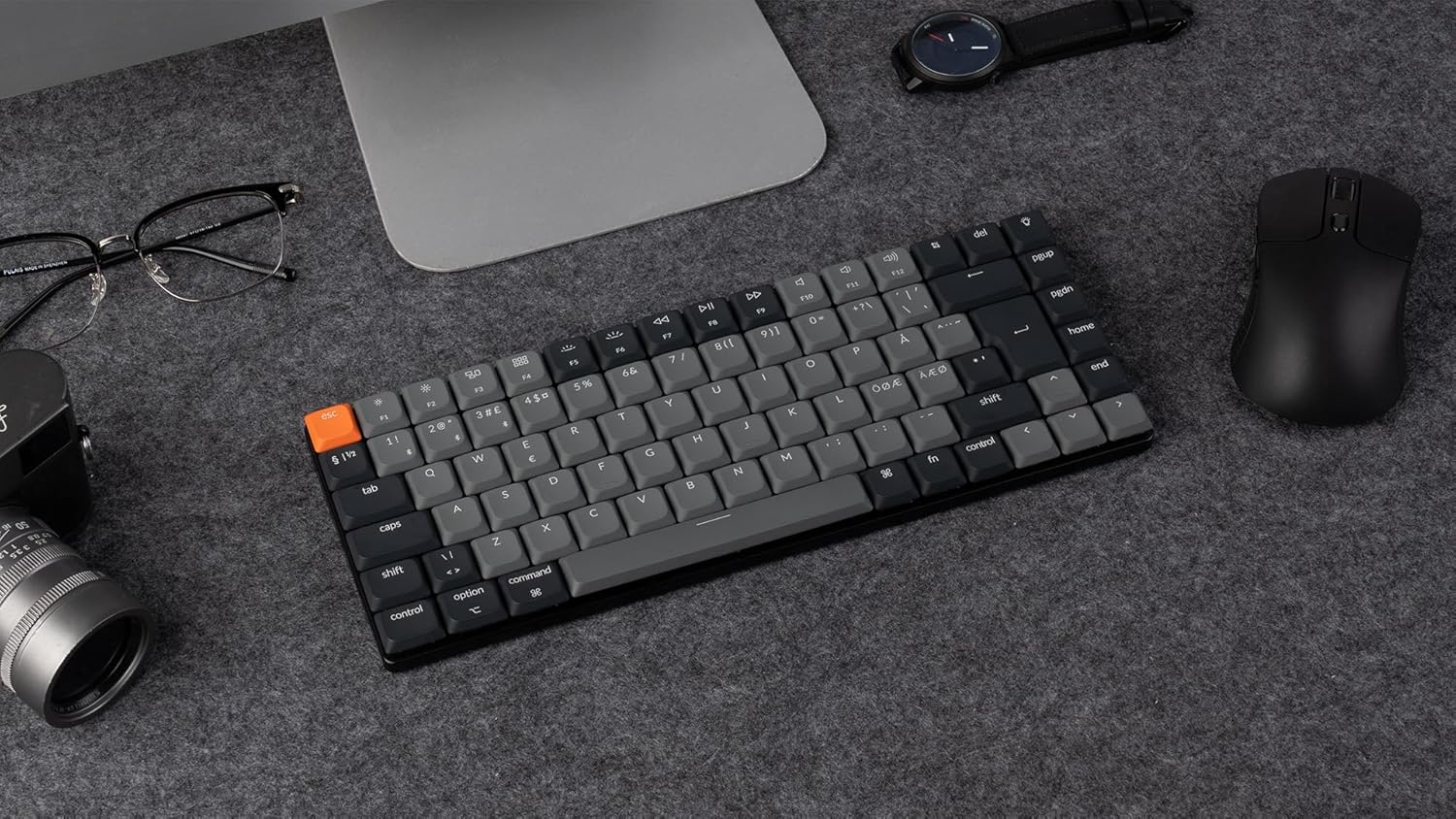 Thumbnail 1 de Keychron K3 QMK Ultra-Slim Wireless Keyboard (UK Layout) – Version 3