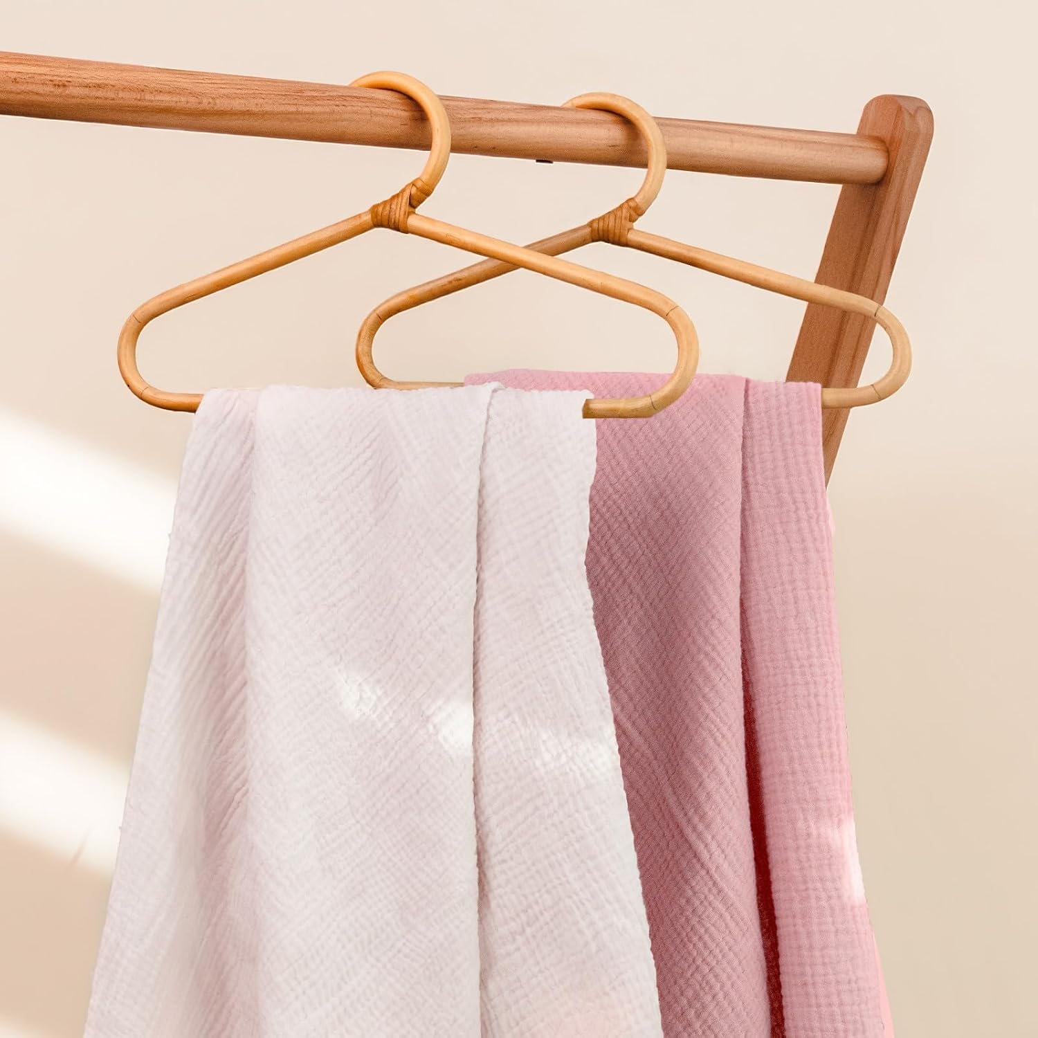 Thumbnail 3 de lulumoon CB-56 Muslin Crib Sheets, 52 x 28-Inch Cotton, 9-Inch Pockets, 2-Pack