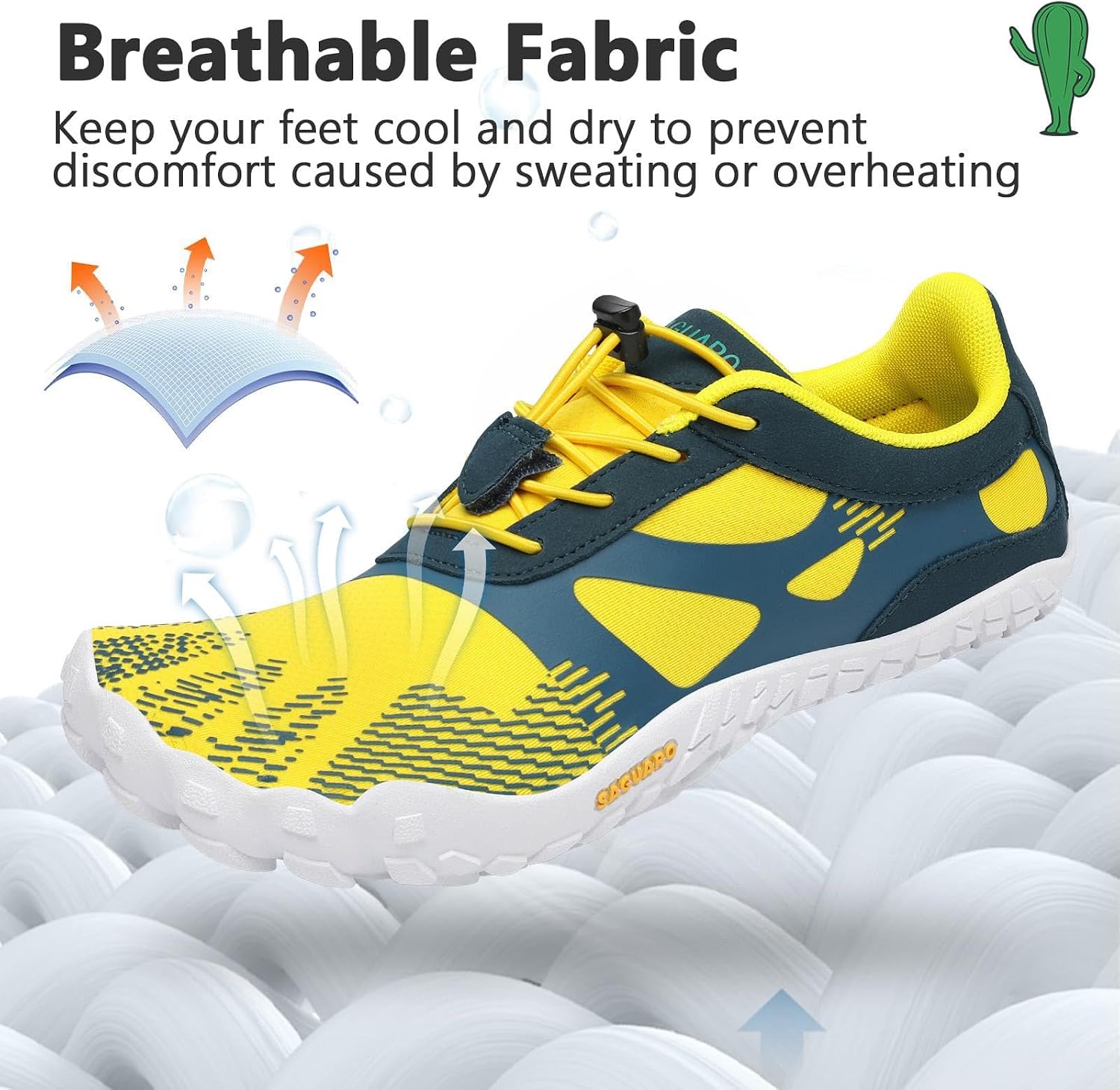 Detalle de SAGUARO Unisex Barfußschuhe – leichte, rutschfeste Traillaufschuhe für Outdoor & Indoor