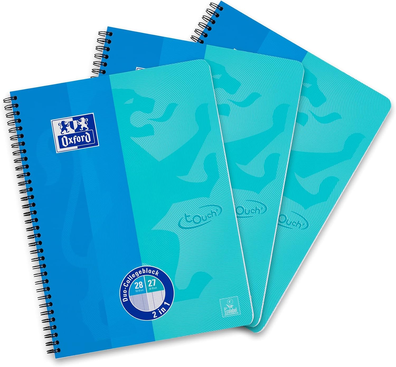 Oxford Touch Collegeblock Duo A4 80 Blatt 📒