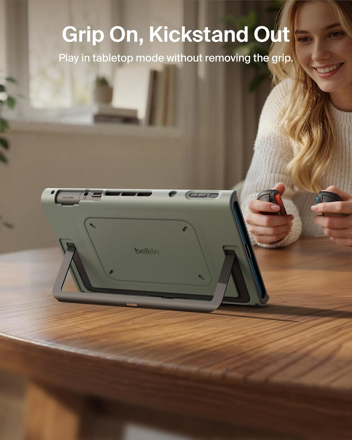 Thumbnail 5 de Belkin Nintendo Switch 2 Case Grip: Dockable Ergonomic Protective Case with Quick-Release Joy-Cons