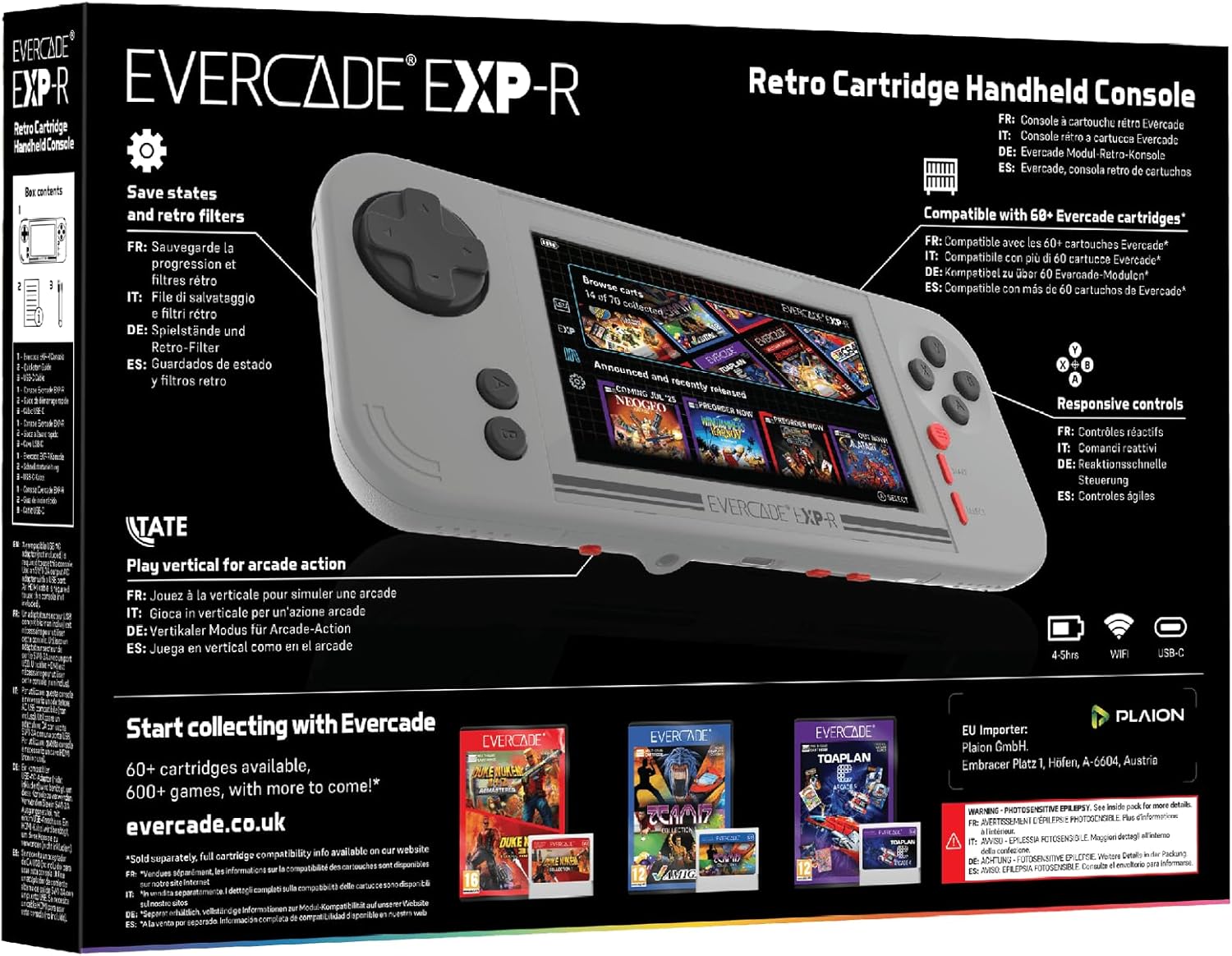 Detalle 2 de Evercade Exp-R et Taito Arcade 1