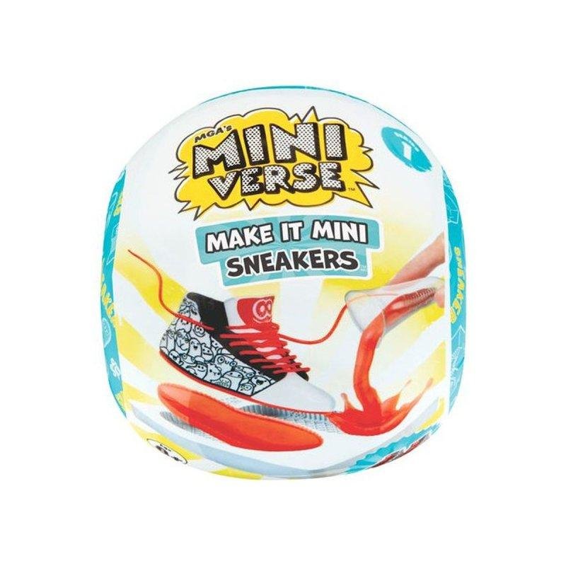 Detalle de Kit creativo MGA Miniverse Make It Mini Sneakers: zapatillas en resina para niños