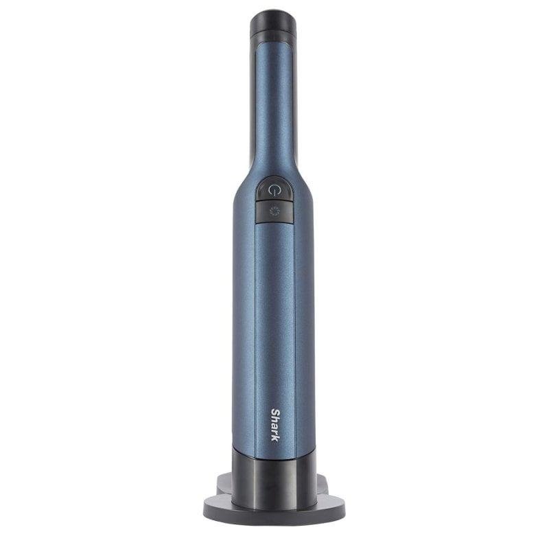 Detalle de Aspiradora de Mano Shark WV270EU 700W: sin cable, HEPA y 15 min de autonomía en azul
