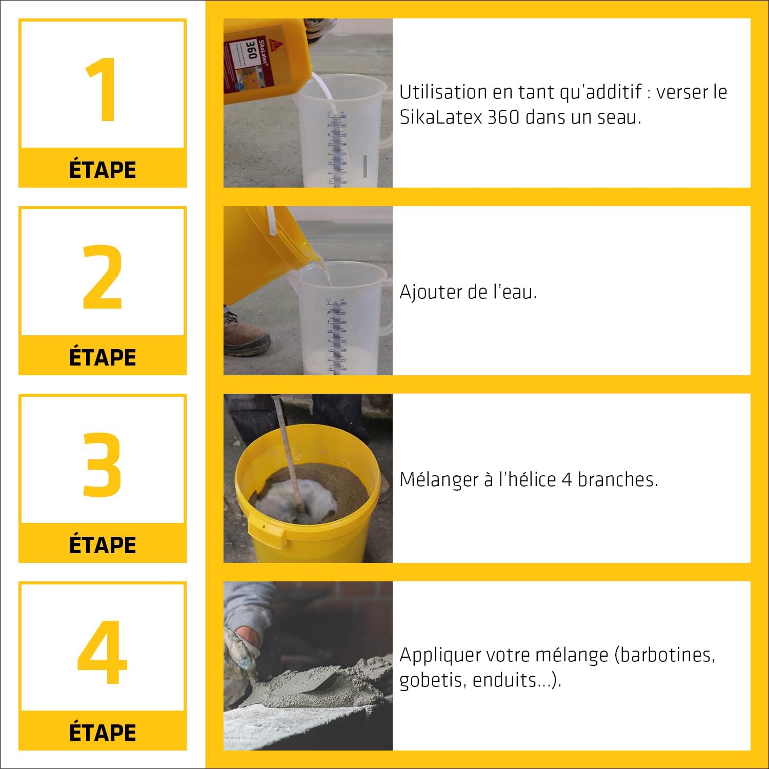Detalle 2 de SikaLatex 360 – Primaire d'adhérence et produit de cure (5 L)