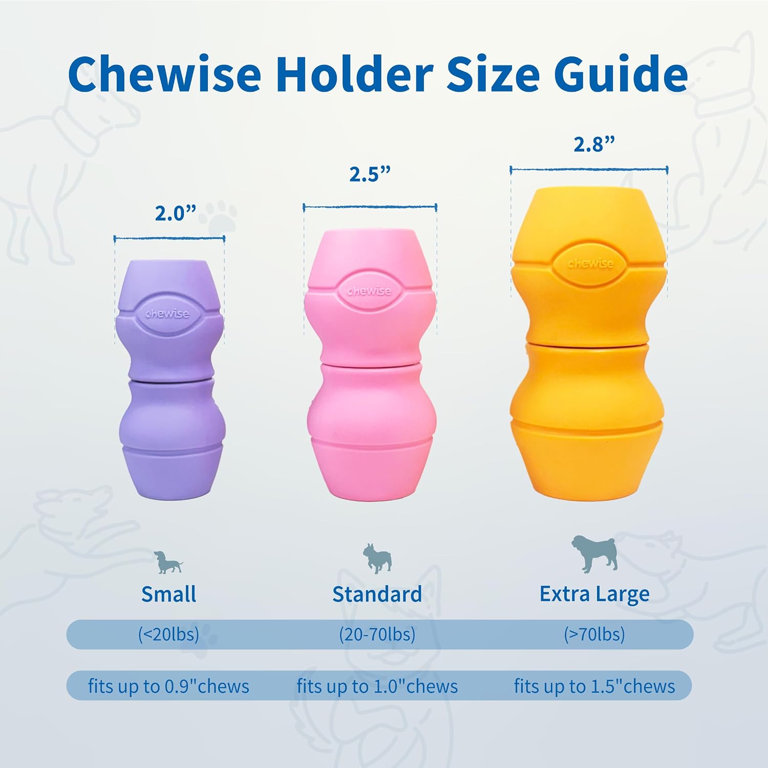 Detalle 2 de PetClan Chewise Bully Stick Halter – Sichere, robuste Halterung für Kaustangen ab 32 kg