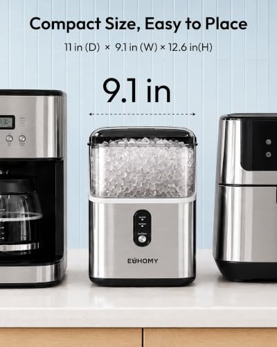 Thumbnail 5 de EUHOMY Nugget Ice Maker Countertop: Soft, Chewable Pebble Ice in Minutes
