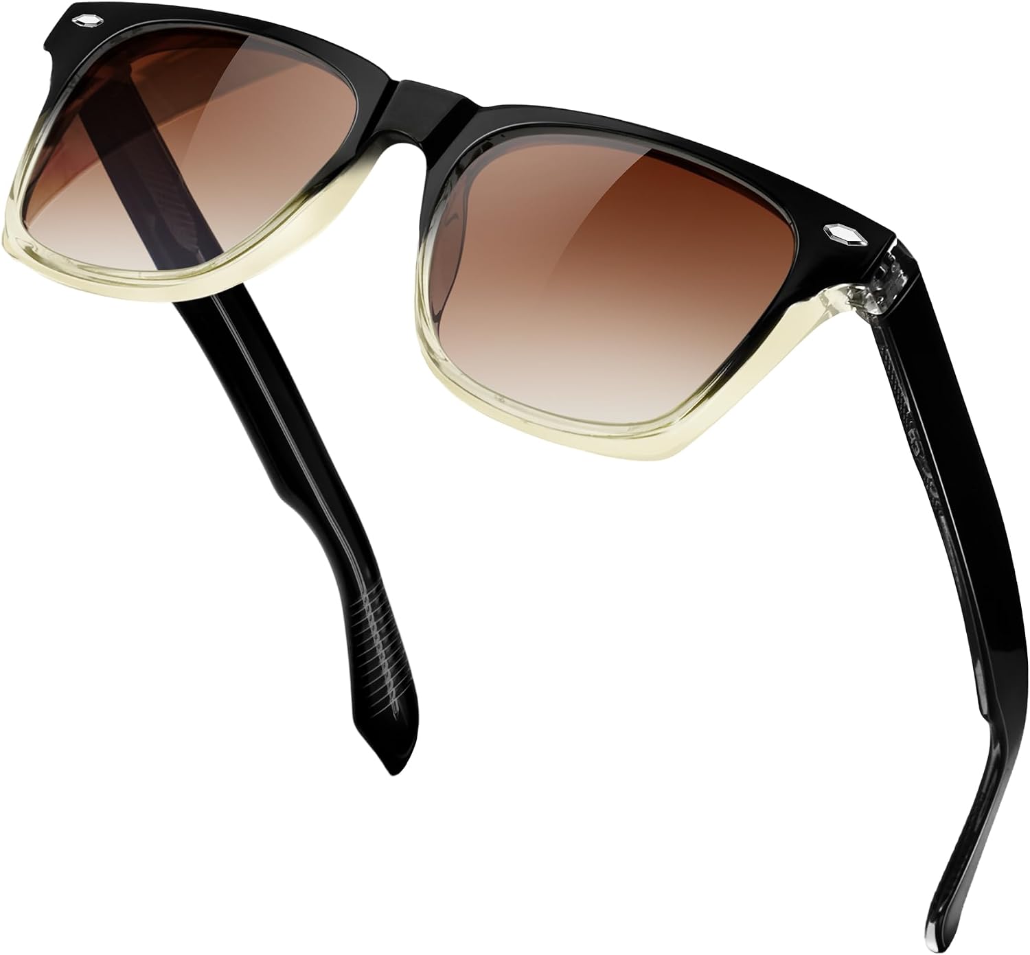 Thumbnail 6 de KANASTAL Lunettes de soleil unisexes carrées polarisées UV400 monture TR90 et branches acétate