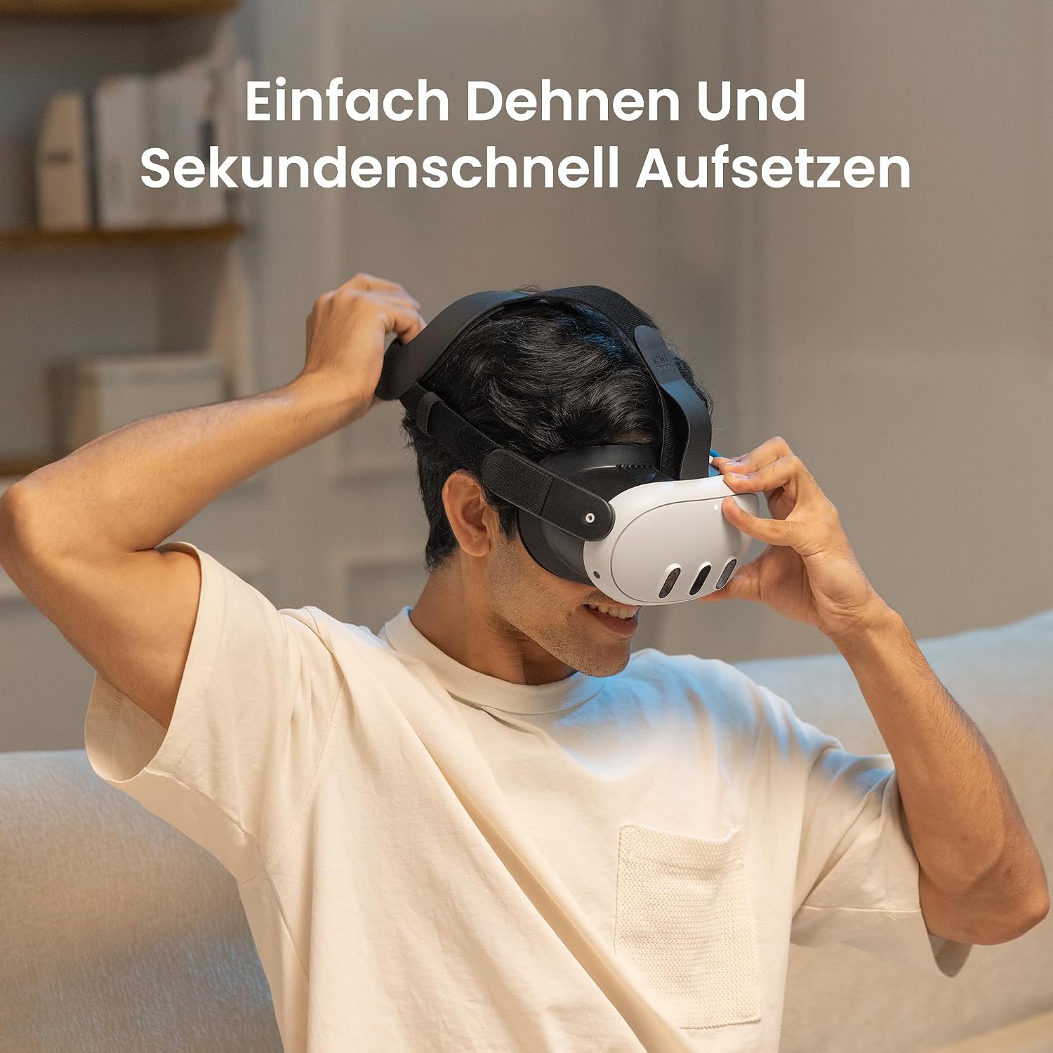 Thumbnail 6 de KIWI design K4 Flex Komfort-Kopfband für Meta Quest 3/3S (ohne Batterie) – verstellbar mit PU-Schaum