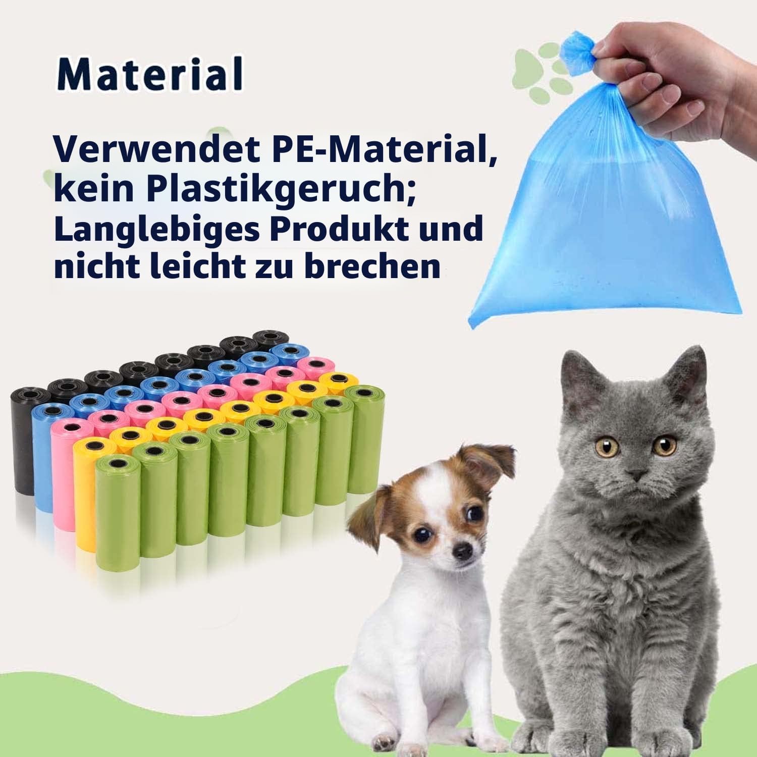 Thumbnail 6 de AiTodos® 600 Stück Hundekotbeutel 🐕