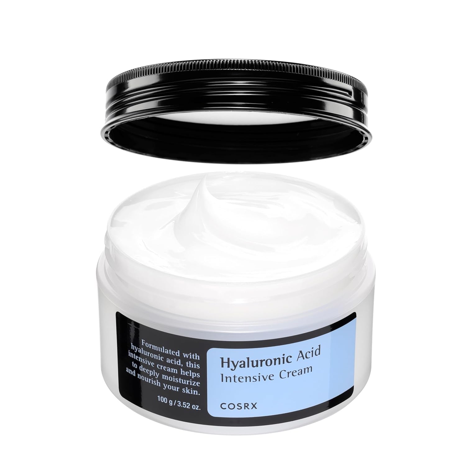 Detalle de COSRX Hyaluronic Acid Cream, 3.52 oz Daily Moisturizer for Sensitive Skin