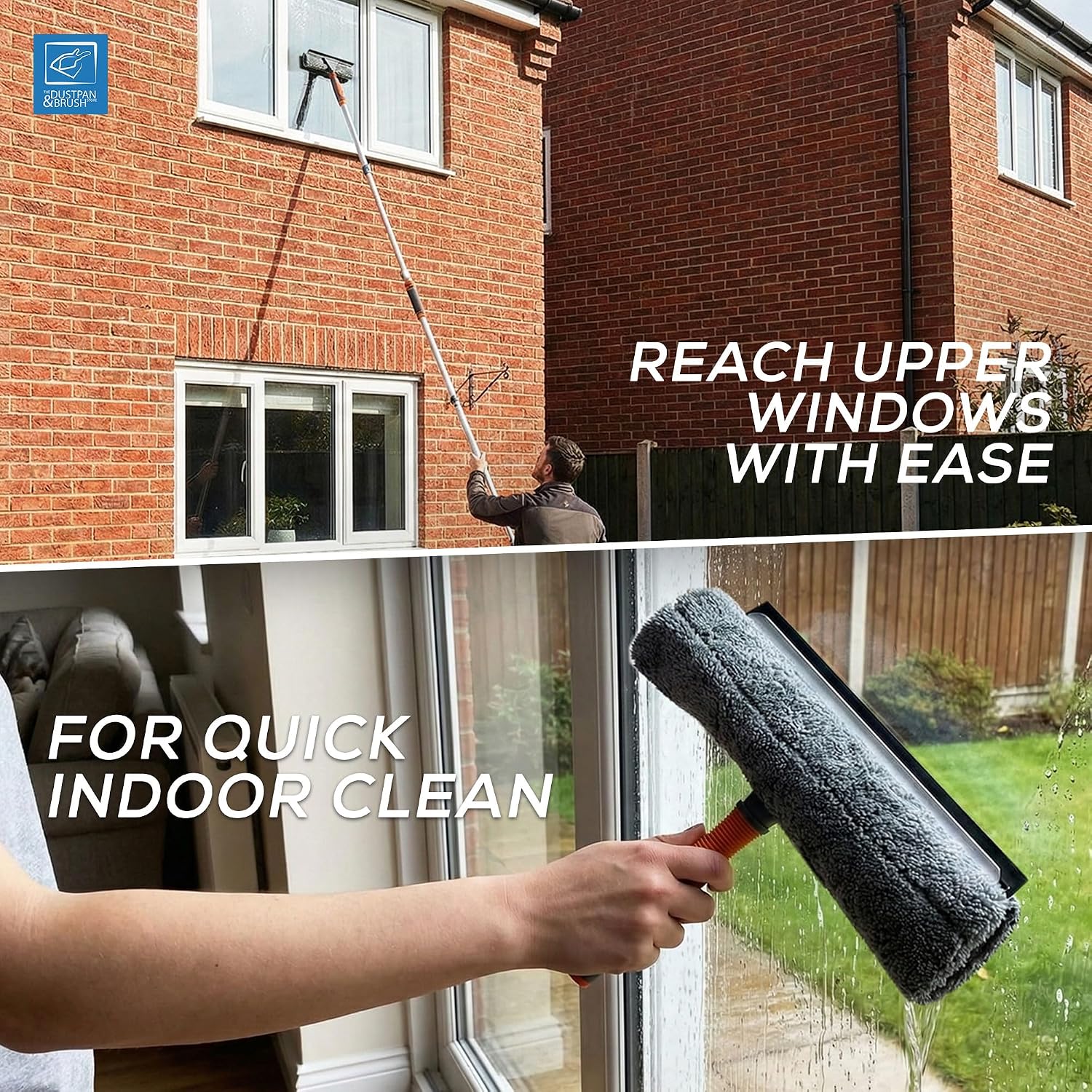 Detalle 2 de Window Cleaning Kit 158cm extendable pole 🧽