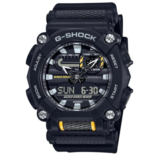 Detalle de Casio GA-900-1AER G-Shock: 50mm Quartz with Black Analogue-Digital Dial and Resin Strap